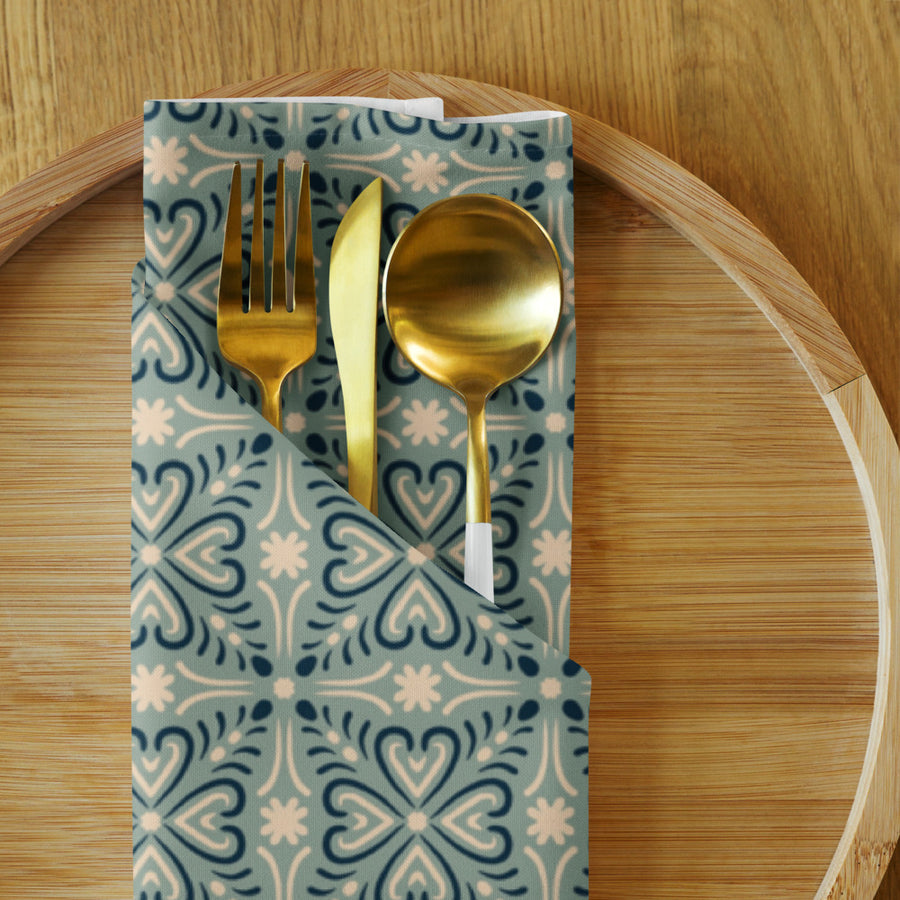 Heart Of The Souk Cloth Napkin Set mockup 1