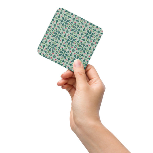 Leaf Souk Coaster mockup 1 pattern preview