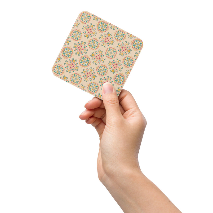 Festival Medallion Coaster mockup 1