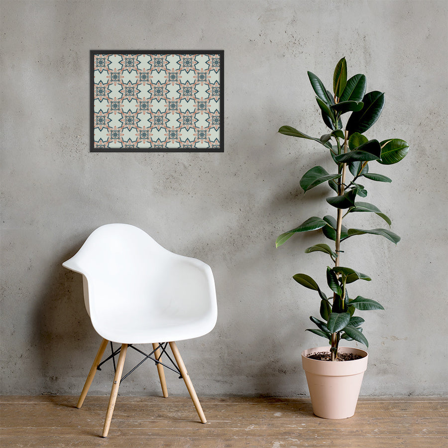 Star Souk Framed Matte Poster mockup 1