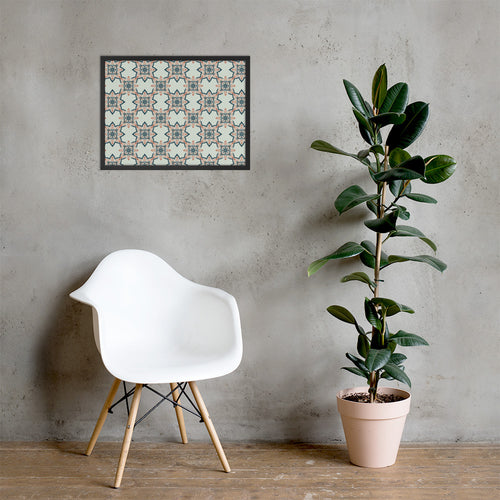 Star Souk Framed Matte Poster mockup 1 pattern preview