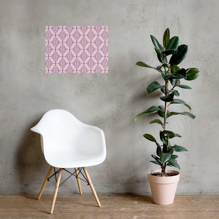 Butterfly Vine Matte Poster mockup 1