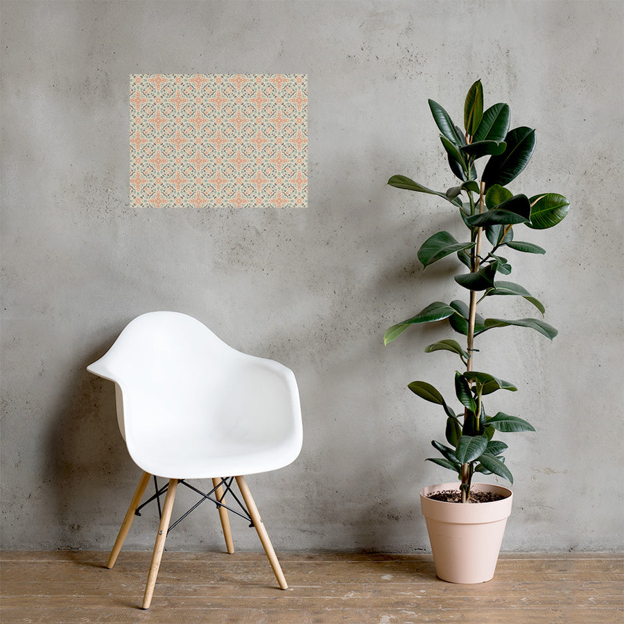 Dotwork Scatter Matte Poster mockup 1
