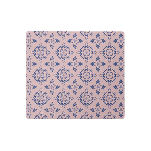 Cobalt Tulip Mouse Pad mockup 1 pattern preview