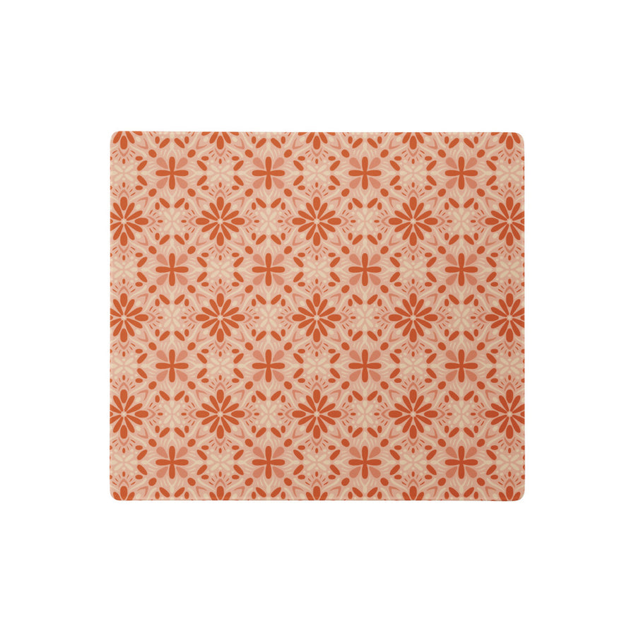 Peach Tonal Bloom Mouse Pad mockup 1