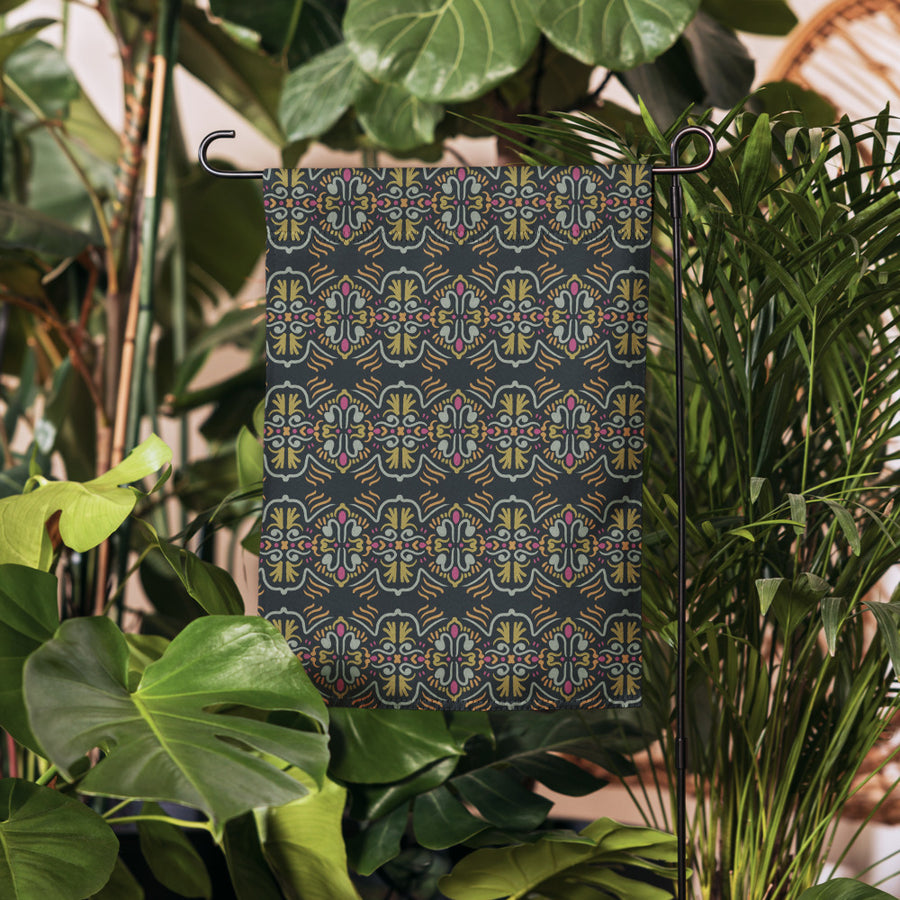Folk Totem Garden Flag mockup 1