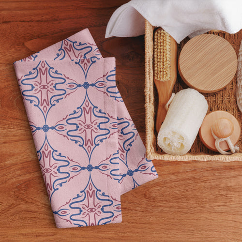 Butterfly Vine Hand Towel mockup 1 pattern preview