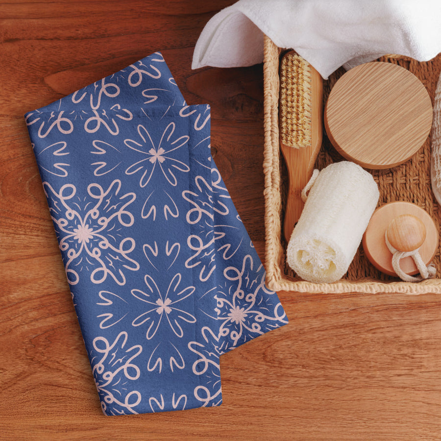 Wild Hearts Hand Towel mockup 1