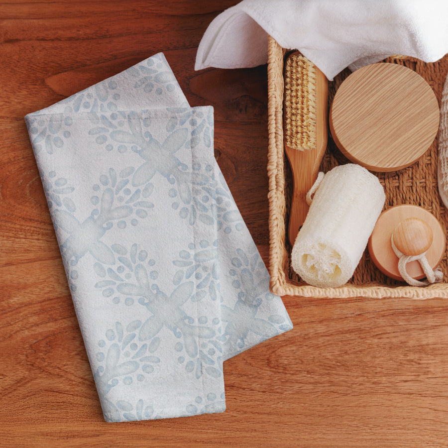 Misty Damsel Only Us Hand Towel mockup 1
