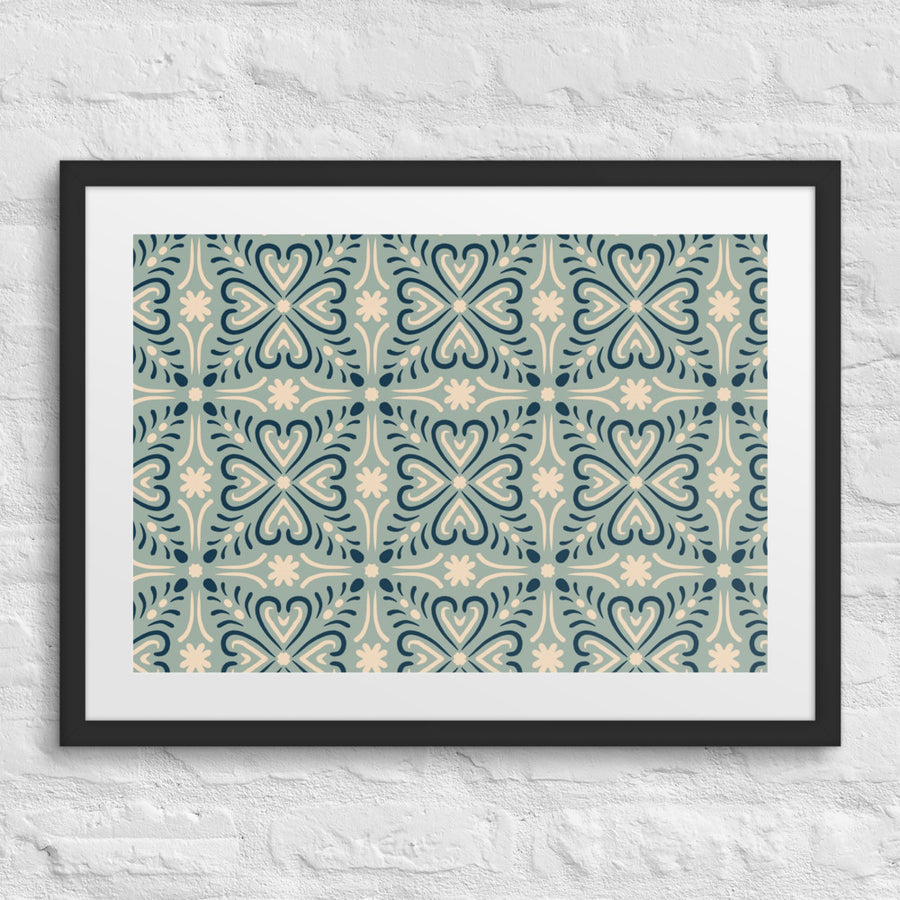 Heart Of The Souk Matted Framed Poster mockup 1