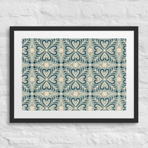Heart Of The Souk Matted Framed Poster mockup 1 pattern preview