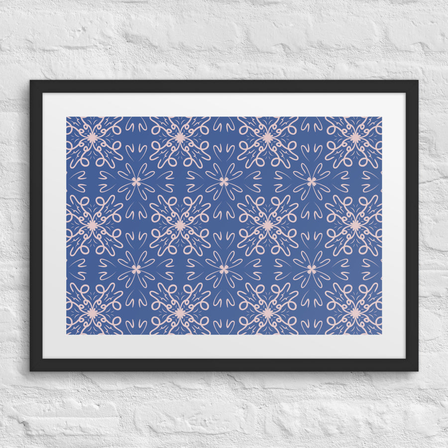 Wild Hearts Matted Framed Poster mockup 1
