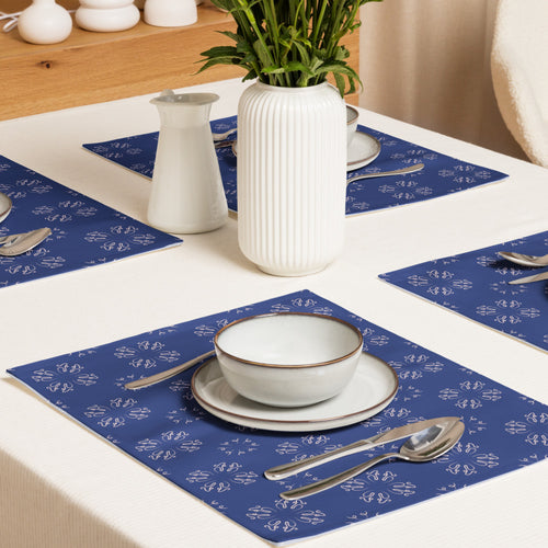 Calligraphy Cross Placemat Set mockup 1 pattern preview