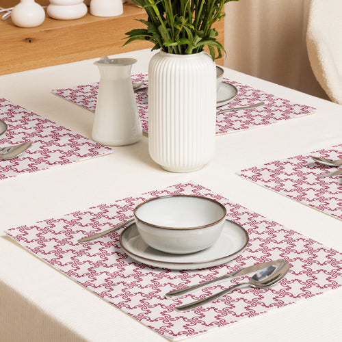 Alison Tangled Twirls Placemat Set mockup 1 pattern preview