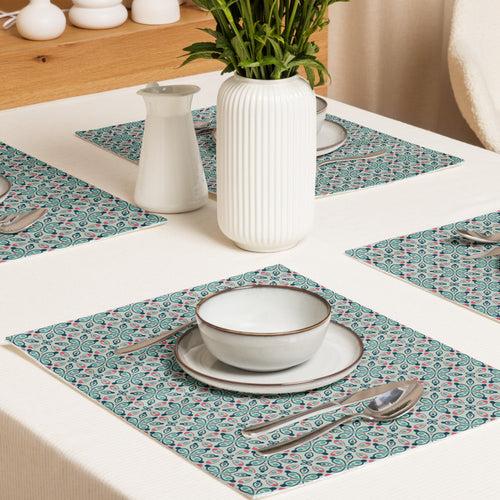 Eye Tile Souk Placemat Set mockup 1 pattern preview