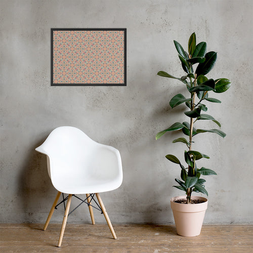 Picnik Fiesta Framed Photo Poster mockup 1 pattern preview