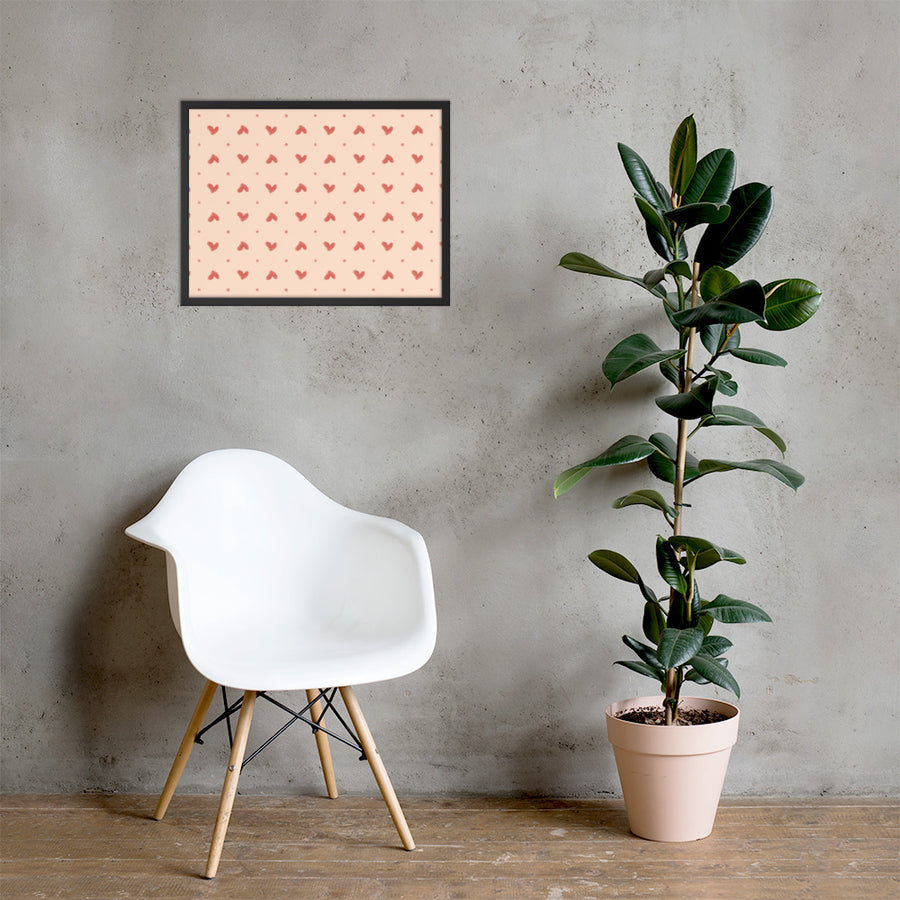 Delicate Romance 1 Framed Photo Poster mockup 1