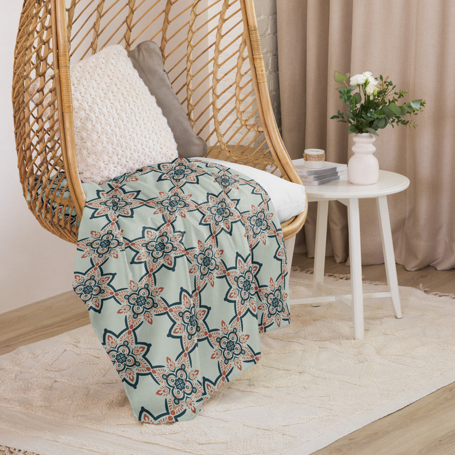 Star Souk Sherpa Blanket mockup 1