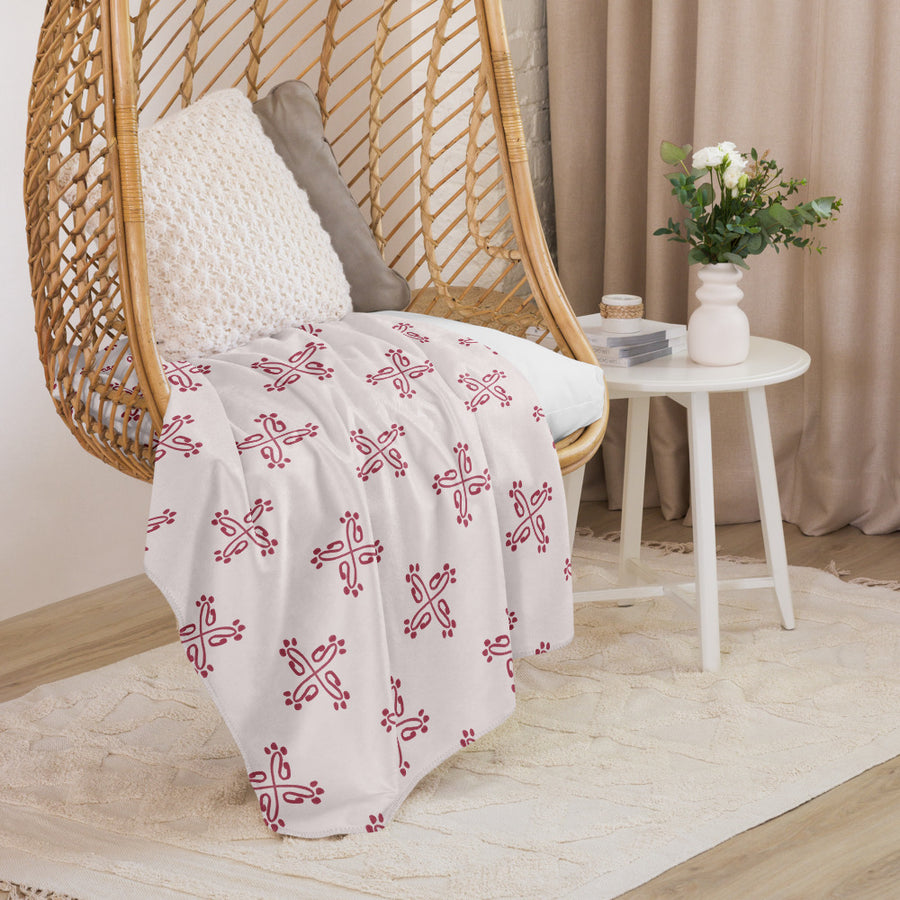 Alison Fancy Corners Sherpa Blanket mockup 1
