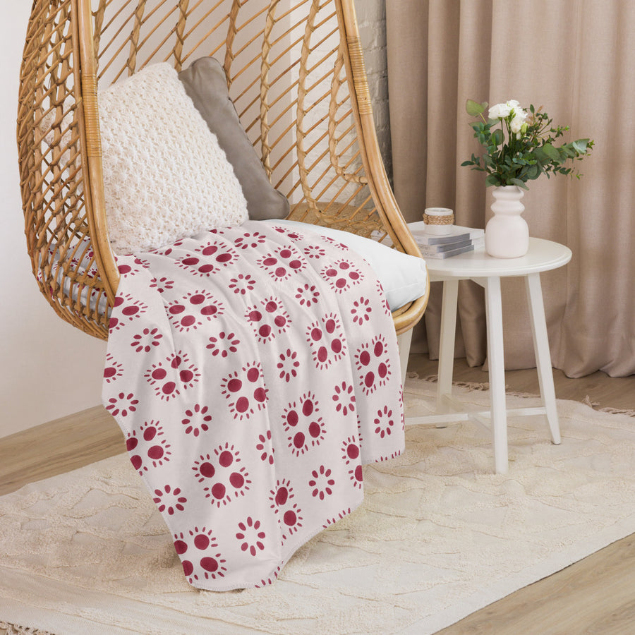 Alison High Noon Sherpa Blanket mockup 1