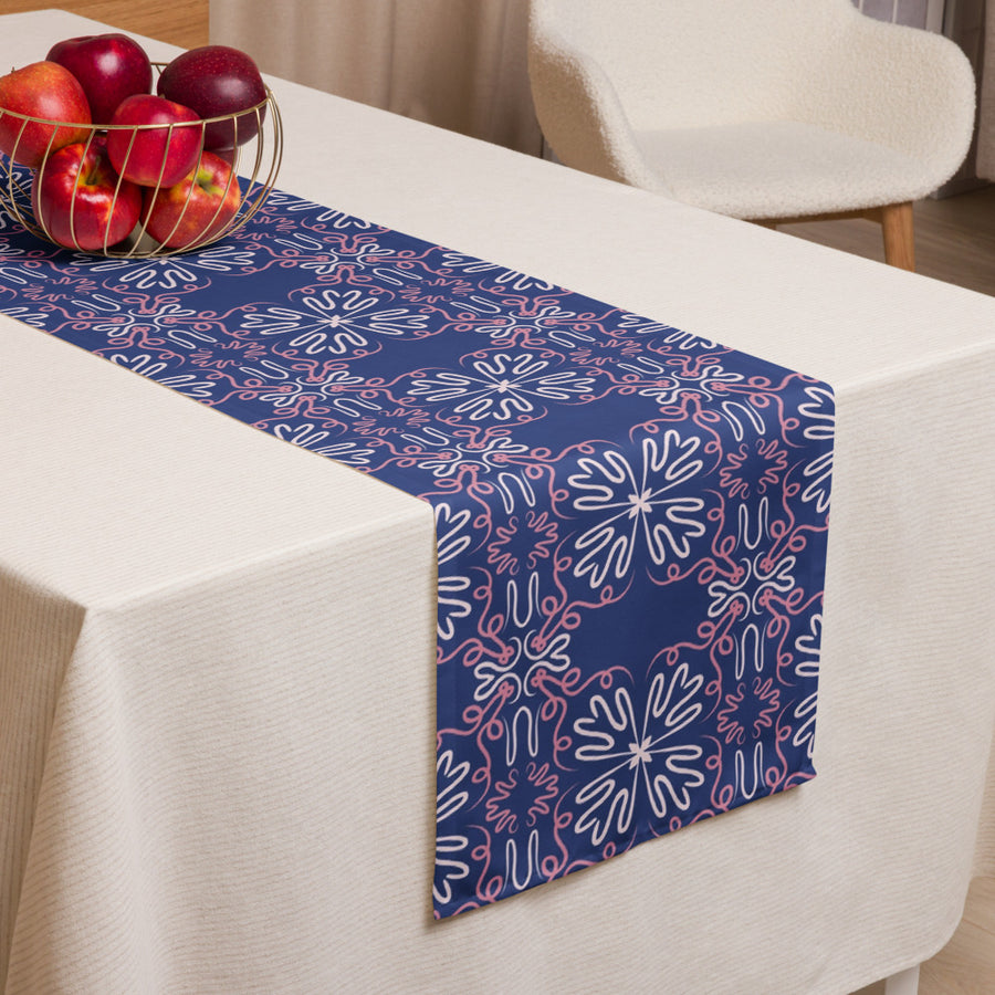 Night Bloom Table Runner mockup 1