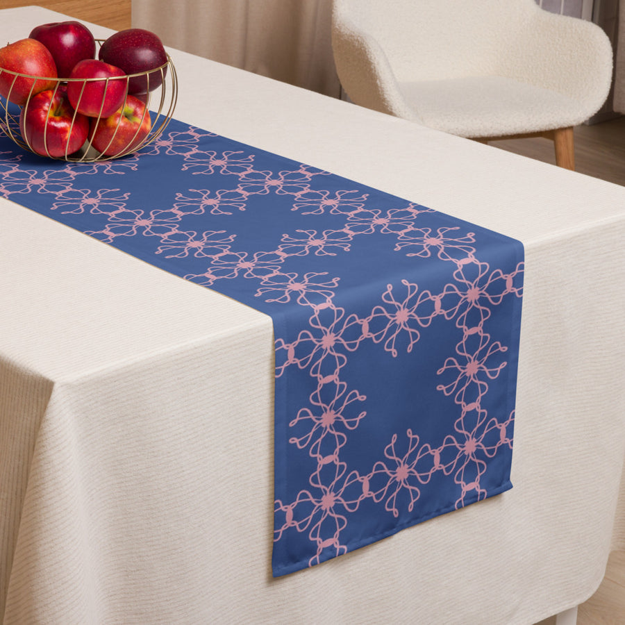 Ribbon Cross Table Runner mockup 1