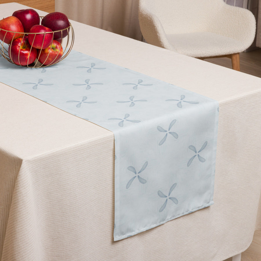 Misty Damsel Misty Meadow Table Runner mockup 1