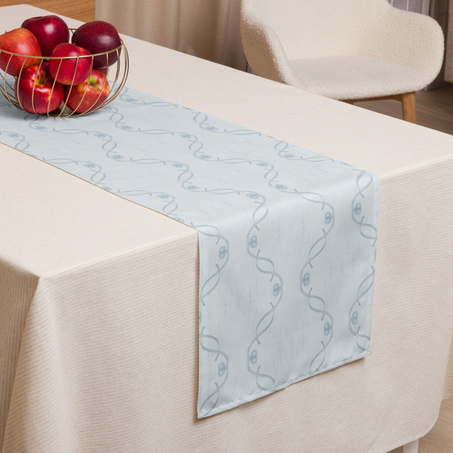 Misty Damsel The Vines Know Table Runner mockup 1