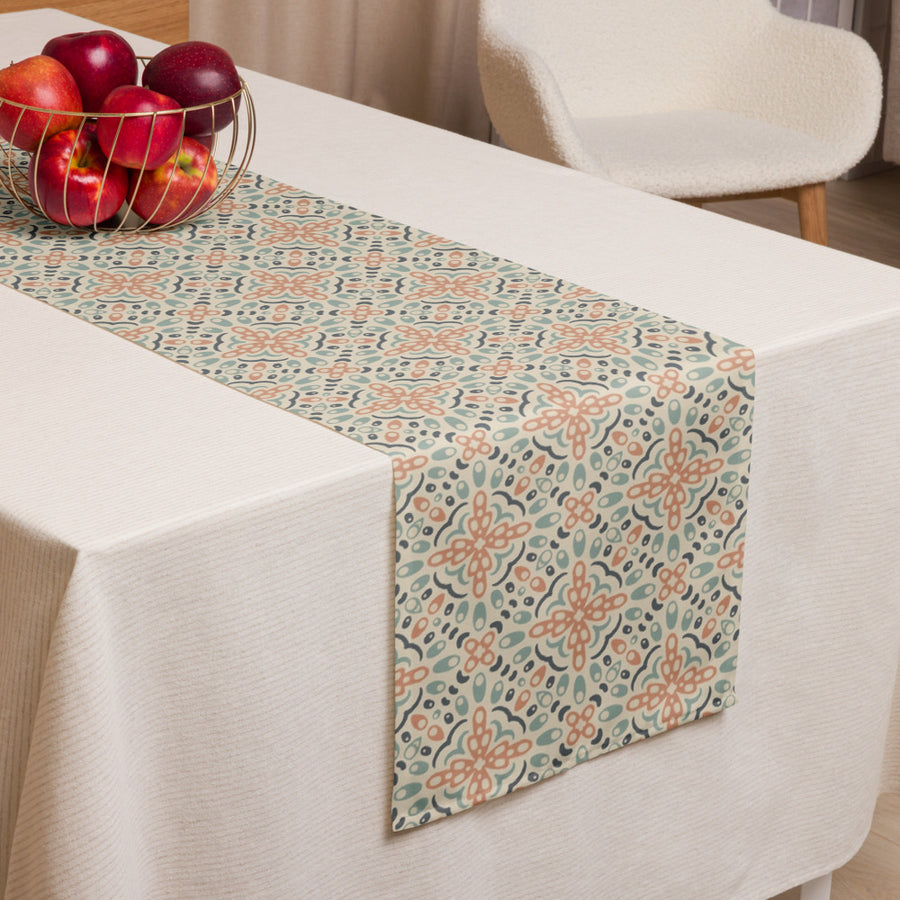 Dotwork Scatter Table Runner mockup 1