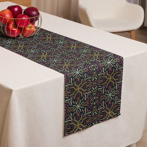 Disco Stripe Table Runner mockup 1 pattern preview