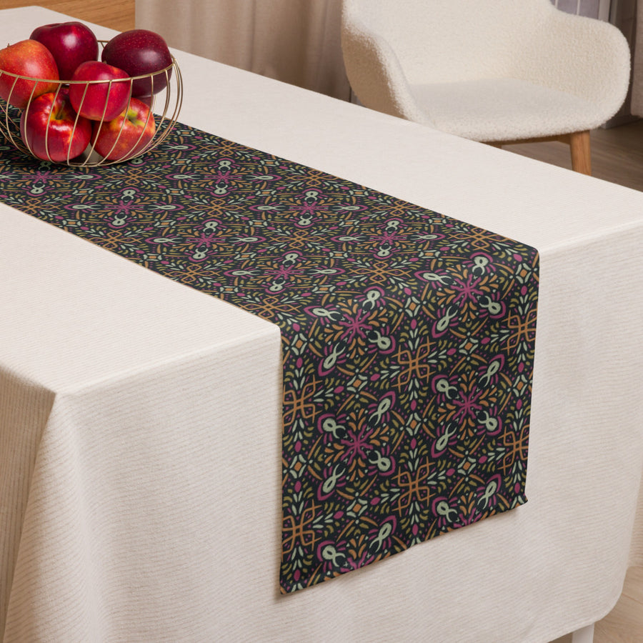 Disco Cross Table Runner mockup 1