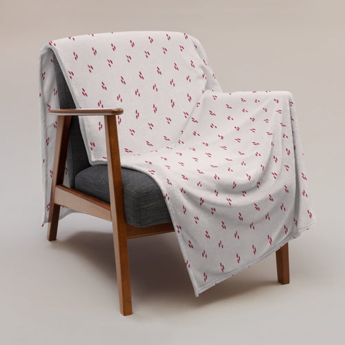 Alison Soft Steps Fleece Blanket mockup 1 pattern preview