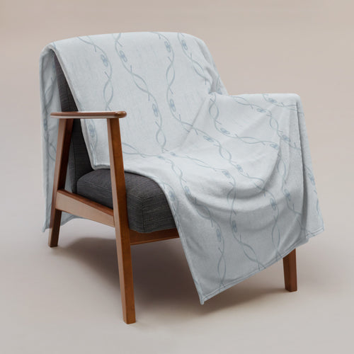 Misty Damsel The Vines Know Fleece Blanket mockup 1 pattern preview