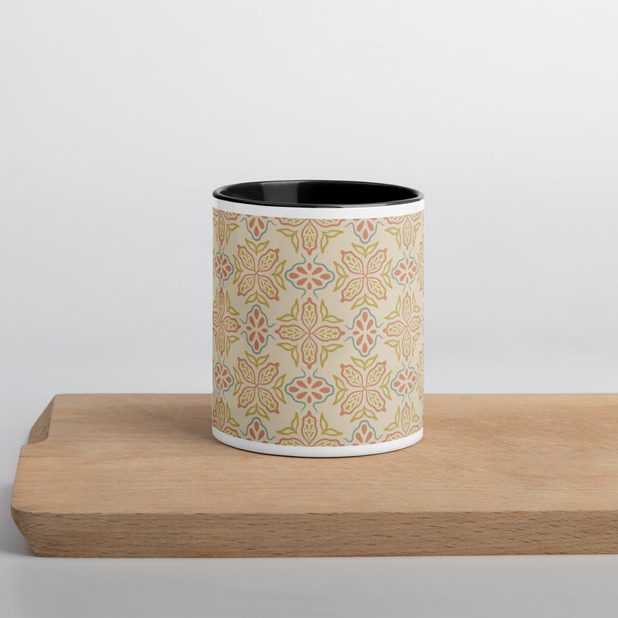 Picnik Tulip Color Inside Mug mockup 1