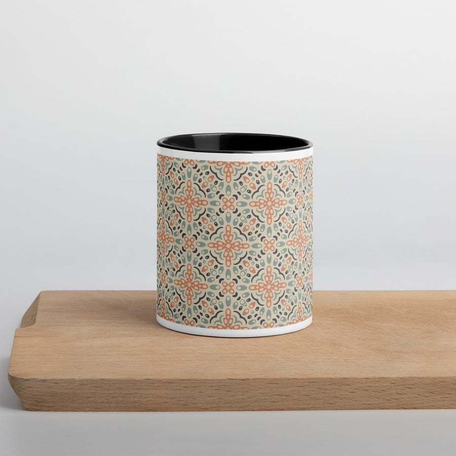 Dotwork Scatter Color Inside Mug mockup 1