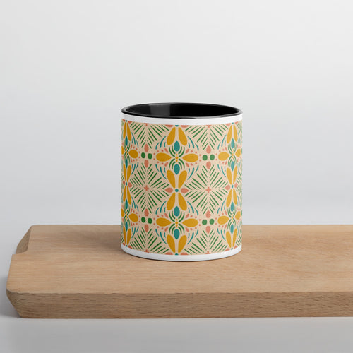 Sunshine Petal Color Inside Mug mockup 1 pattern preview