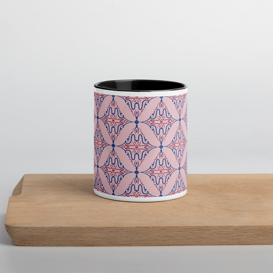 Butterfly Vine Color Inside Mug mockup 1