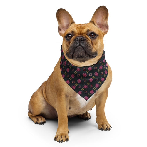 Disco Petal Scatter Bandana mockup 2 pattern preview