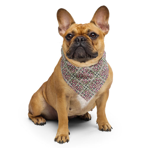 Serpentine Tile Bandana mockup 2 pattern preview