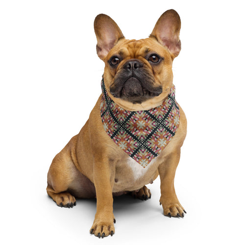 Inkblot Medallion Bandana mockup 2 pattern preview