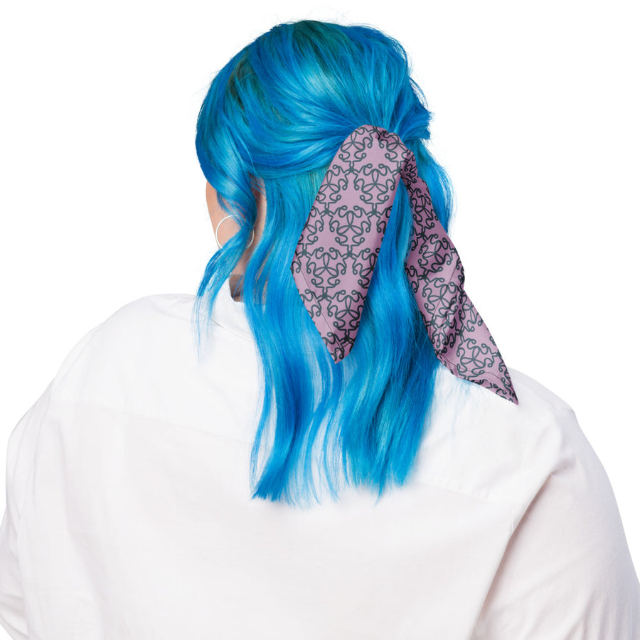 Coachella We Are One Lavender Bandana mockup 1