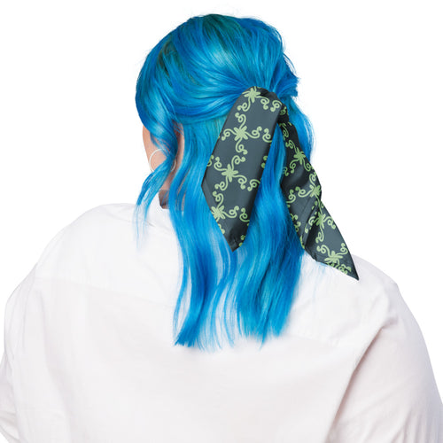 Coachella Wild Ones Slate Mint Bandana mockup 1 pattern preview