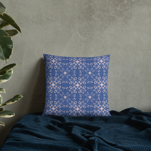 Wild Hearts Throw Pillow mockup 1 pattern preview
