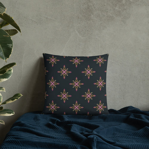 Disco Star Throw Pillow mockup 1 pattern preview