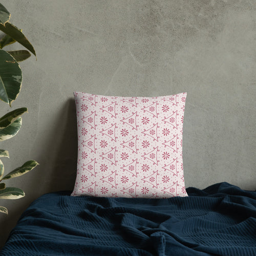 Alison Wild Stems Throw Pillow mockup 1 pattern preview