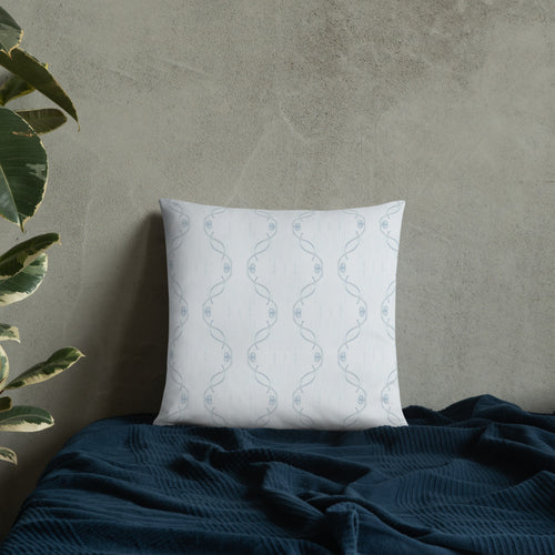 Misty Damsel The Vines Know Throw Pillow mockup 1 pattern preview