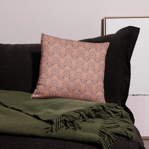 Mocha Butterfly Eye Pillow Case mockup 1 pattern preview