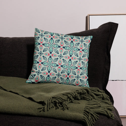 Eye Tile Souk Pillow Case mockup 1 pattern preview