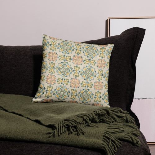 Picnik Lotus Pillow Case mockup 1 pattern preview