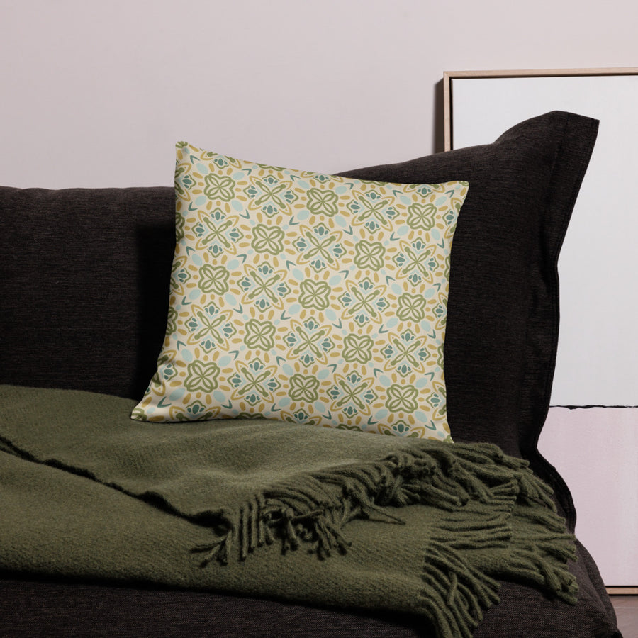 Garden Clover Cross Pillow Case mockup 1